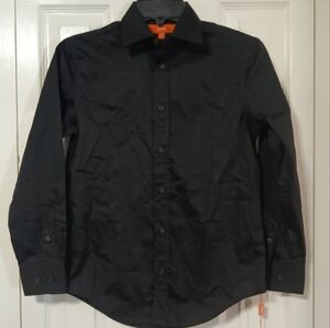 Tallia Boys Black Dress Shirt